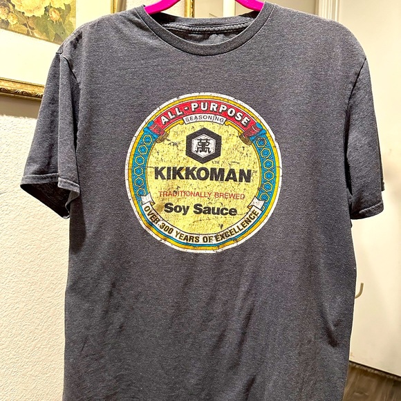 New with tag in package Kikoman Soy Sauce t-shirts - Picture 1 of 2